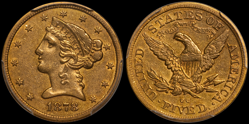 【希少品】EDEN トランプ ゴールドエッジ The Under-Appreciated 1878-CC Half Eagle | Rare Gold Coins